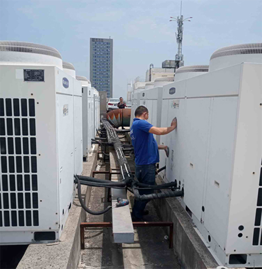 柳江中央空调制热和不制冷系统维修方法